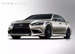 Lexus LS460 F-Sport by Five Axis 2012 года